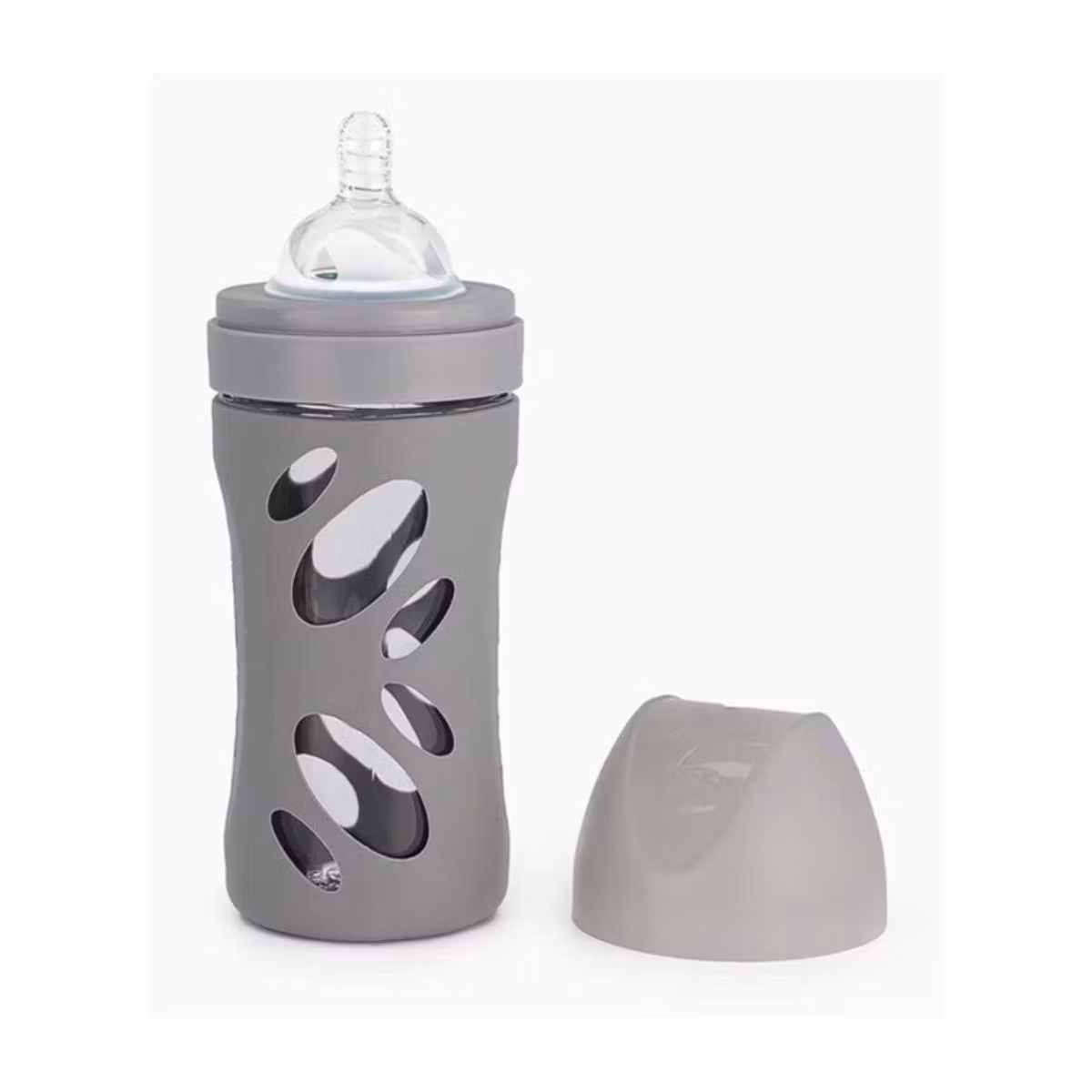 Twistshake Shishe Qelqi Anti-Kolika Gri Pastel 260 Ml