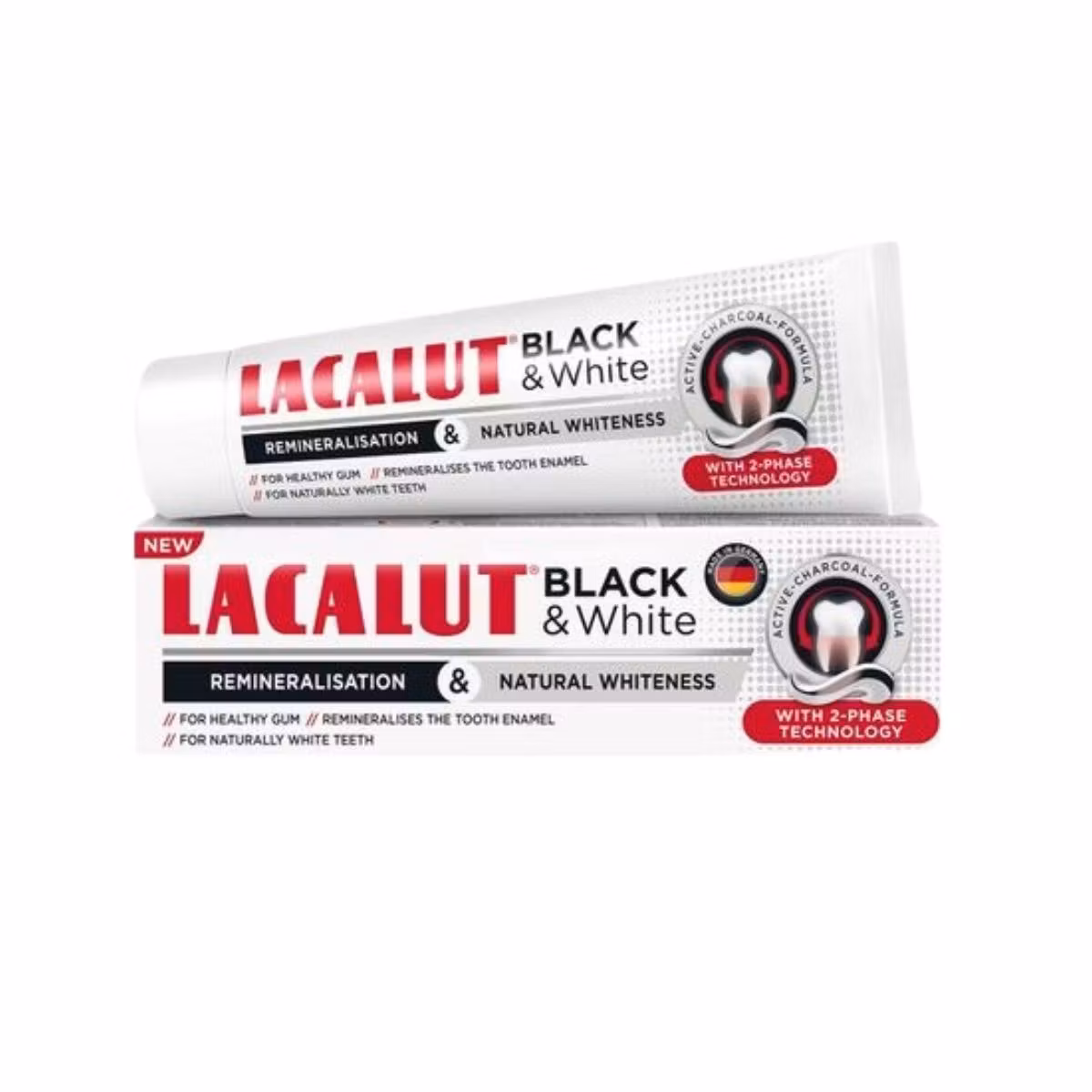 Lacalut Black & White Toothpaste 75 Ml X 1