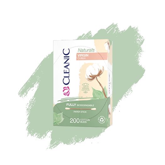 Harper Cleanic Naturals Organic Cotton Cosmetic Buds 200Pcs
