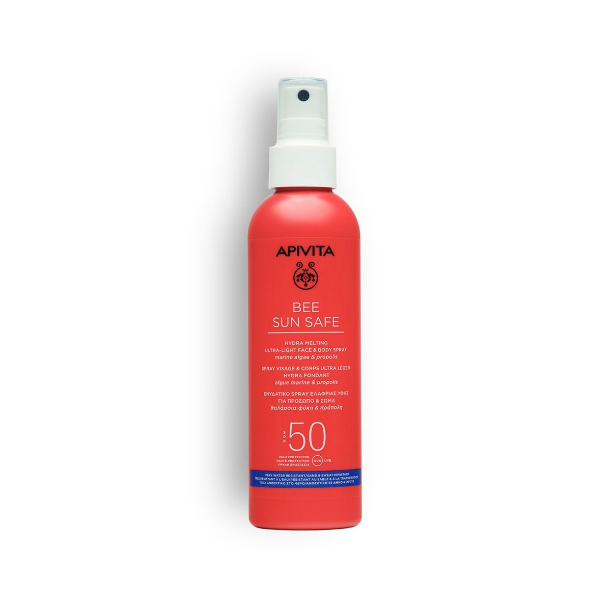 Apivita – Bee Sun Safe Ultra-Light Face & Body Spray (SPF 50)
