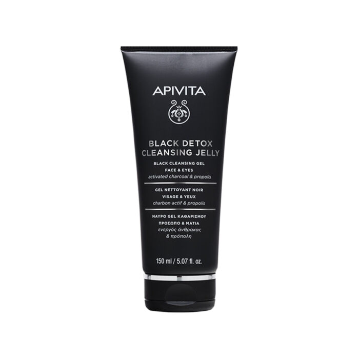 Apivita – Face Cleansing Black Cleansing Gel – Face & Eyes