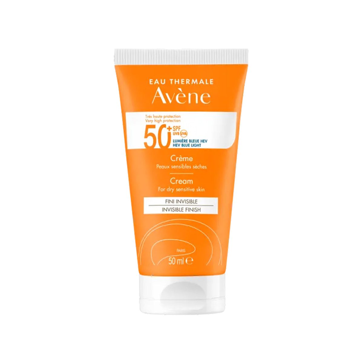 Avene – Krem për lëkura të ndjeshme normale në të thatë (SPF 50+)