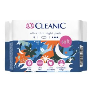 Harper Cleanic Soft Night Sanitary Pads 8 pcs