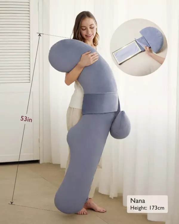 Momcozy – F-Shaped Maternity Body Pillow