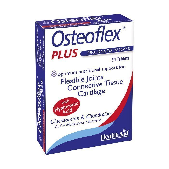Health Aid – Osteoflex® Plus (Glucosamine, Chondroitin, Vit C, Mn, Turmeric)