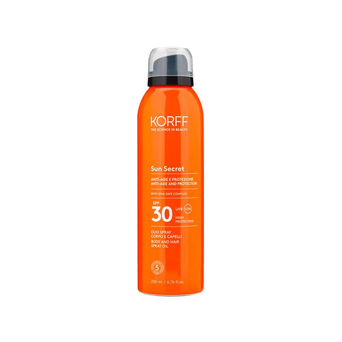 Korff – Sun Secret Body and Hair Spray Oil (SPF 30)