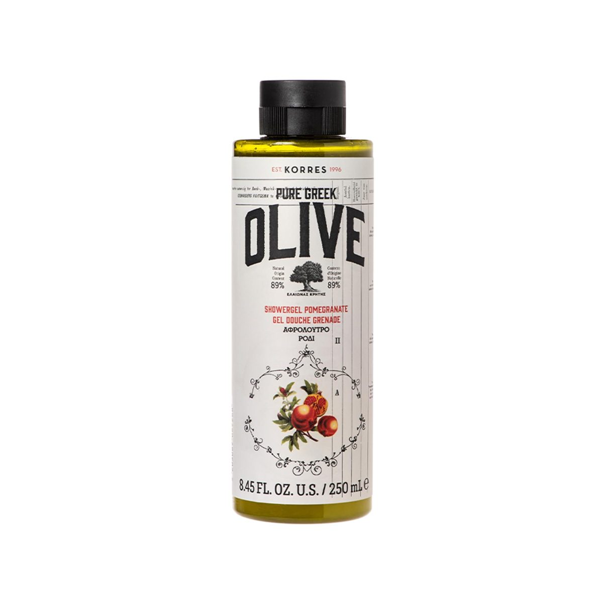 Korres – Olive & Pomegranate Shower Gel