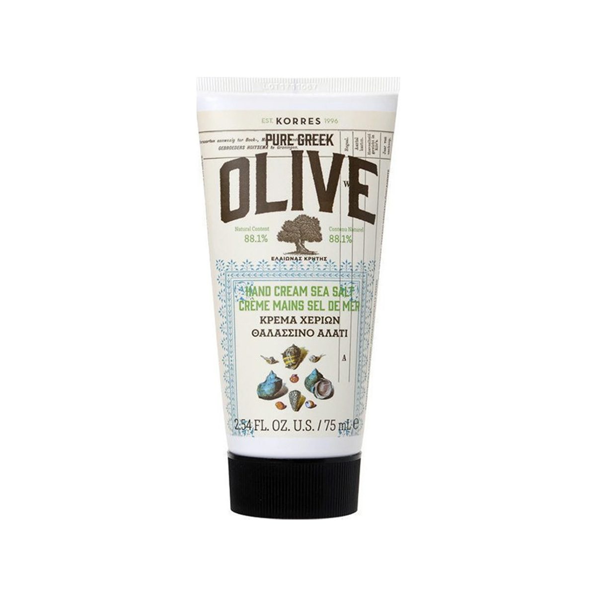 Korres – Olive & Sea Salt Hand Cream
