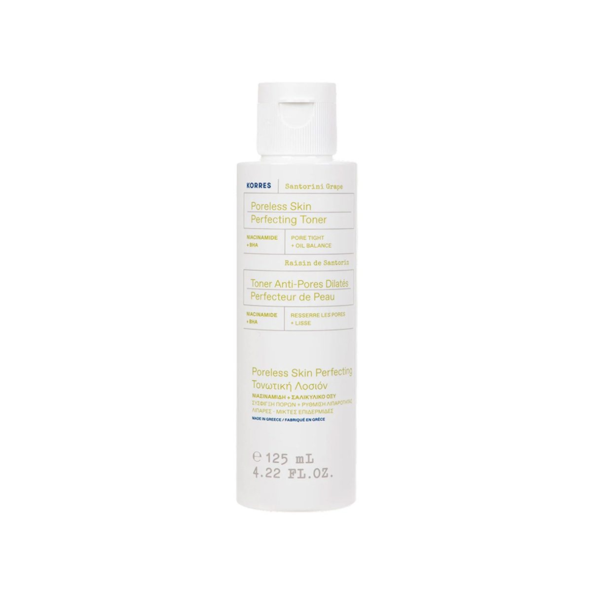 Korres – Santorini Grape Poreless Skin Perfecting Toner