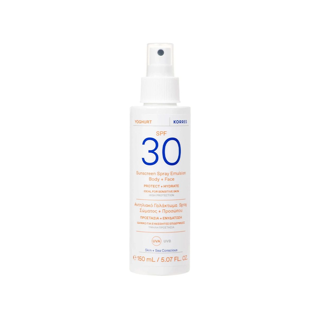 Korres – Yogurt Face & Body Spray ( SPF 30+)