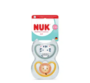 NUK Biberon Rrens Perfect Match Air 6-18M (zebra/lion) *2pcs