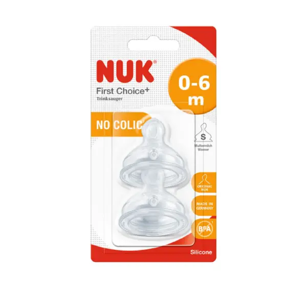 NUK First Choice Biberon Ushqyes Silikon - Small (0-6 muajsh)