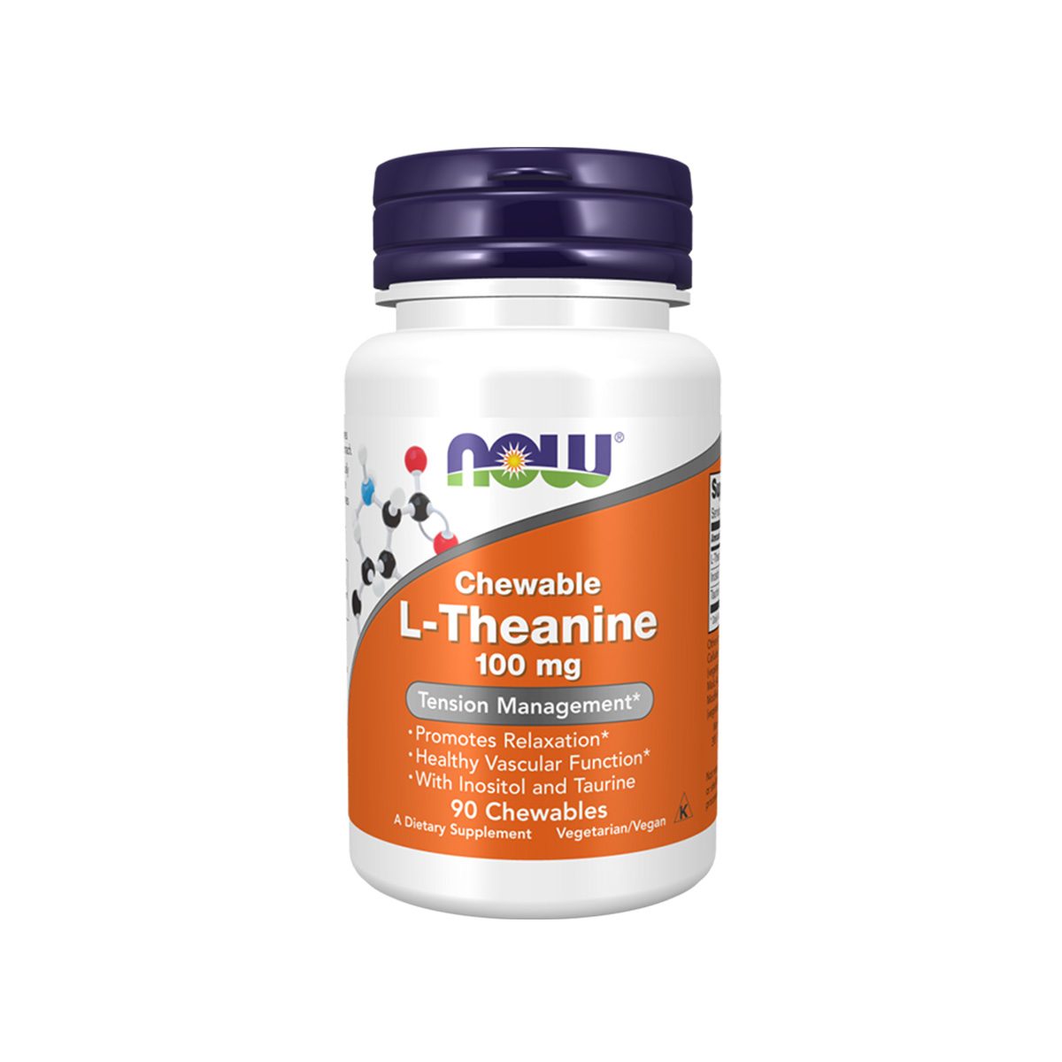 Now – L-Theanine 100mg (chewable)