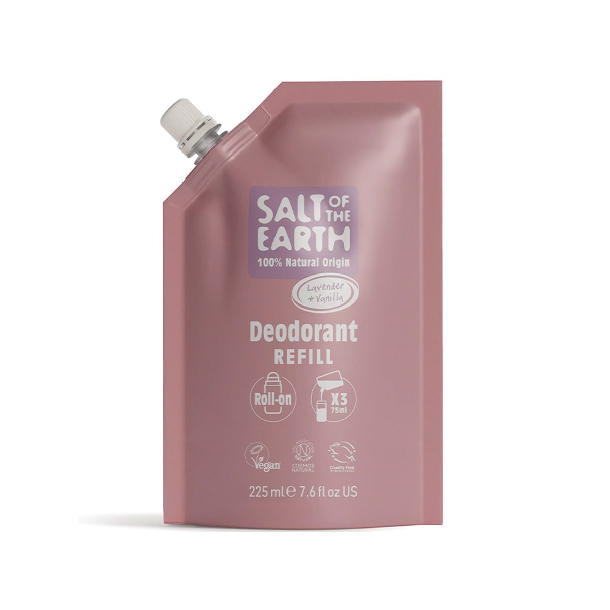 Salt of the Earth – Lavender & Vanilla Natural Roll-On Deodorant Refill