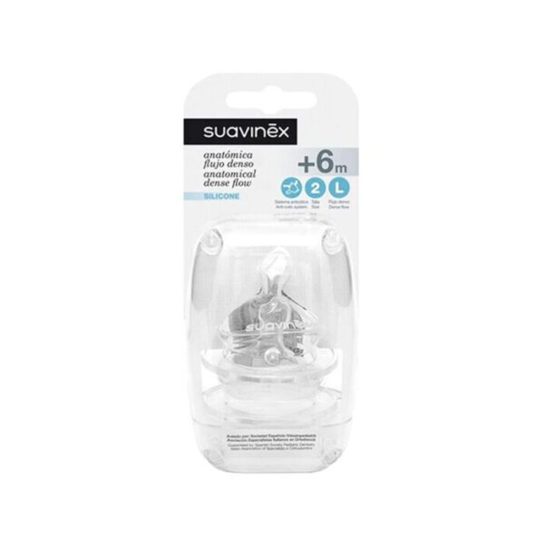 Suavinex – Kokë biberoni Anatomike (6m+)