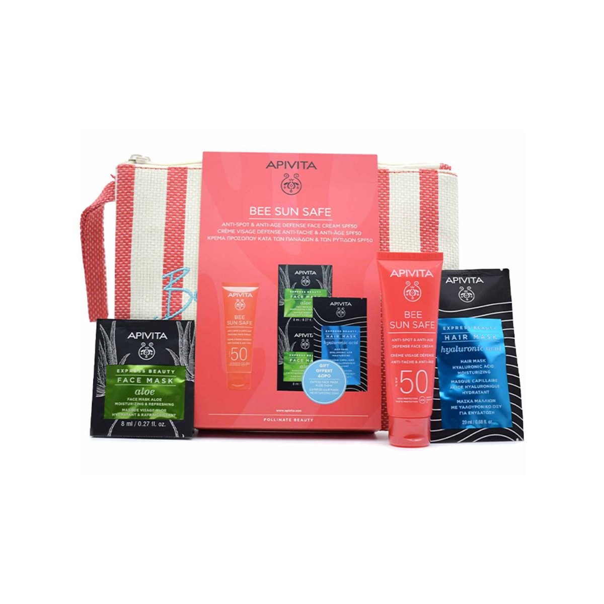 Apivita – Bee Sun Safe Anti-Spot & Anti-Age Cream (SPF 50) Set