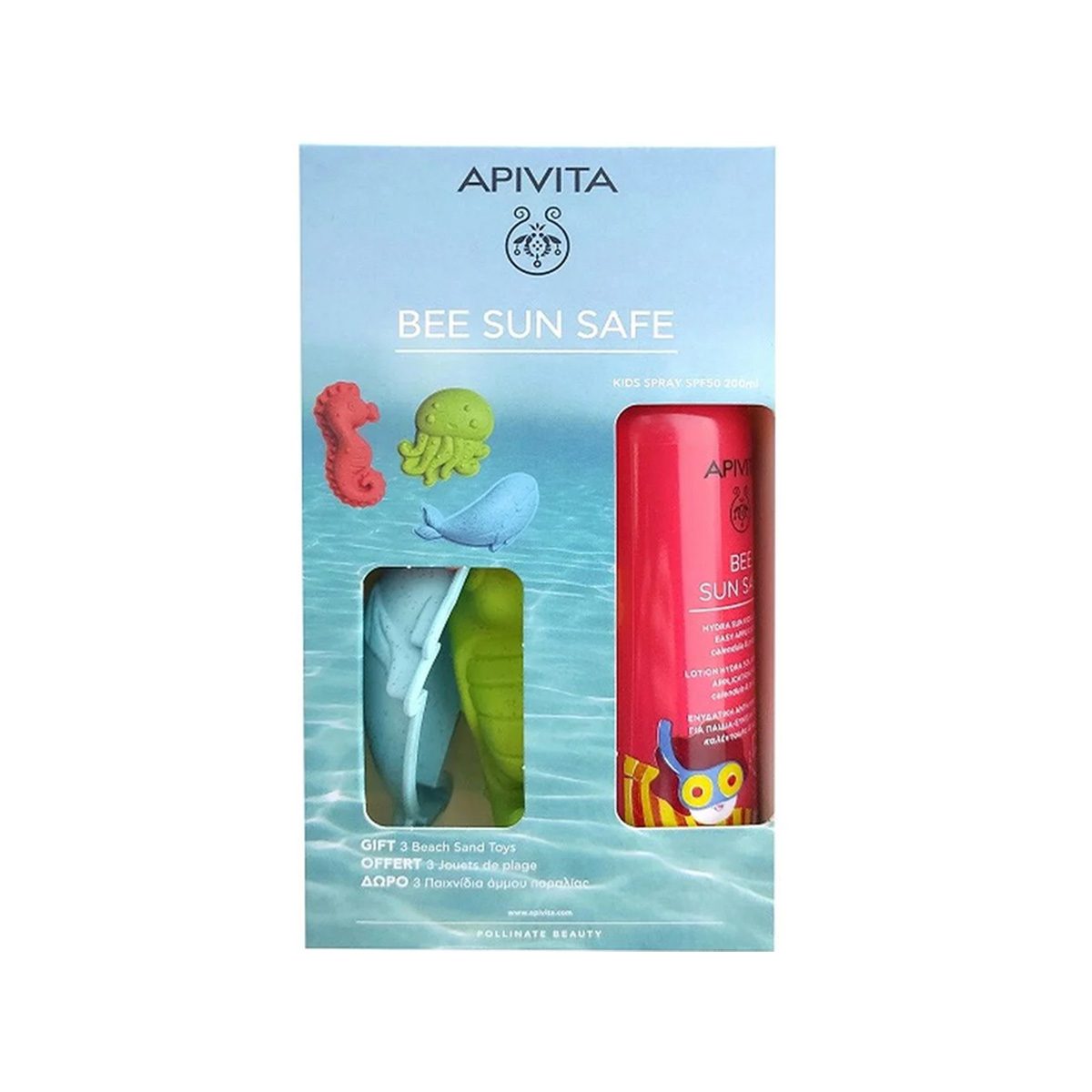 Apivita – Bee Sun Safe Kids Lotion Spray Set (SPF 50)