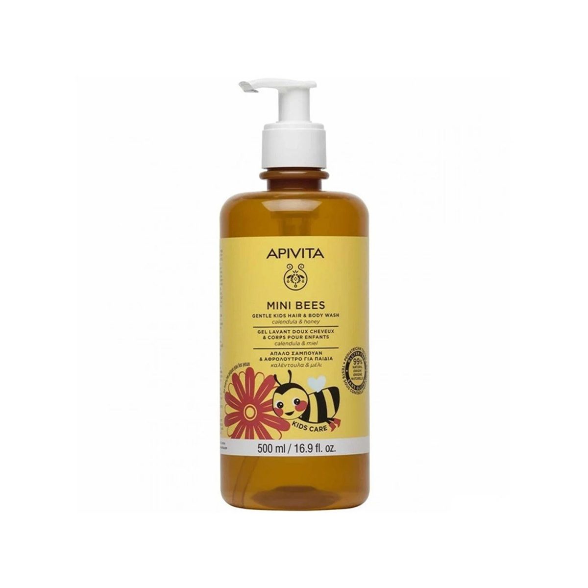 Apivita – Mini Bees Gentle Kids Hair and Body Wash