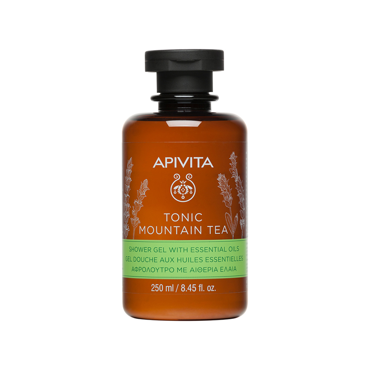 Apivita – Tonic Mountain Tea Shower Gel with Essential Oils