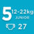 5 : 12-22kg (22 pelena)