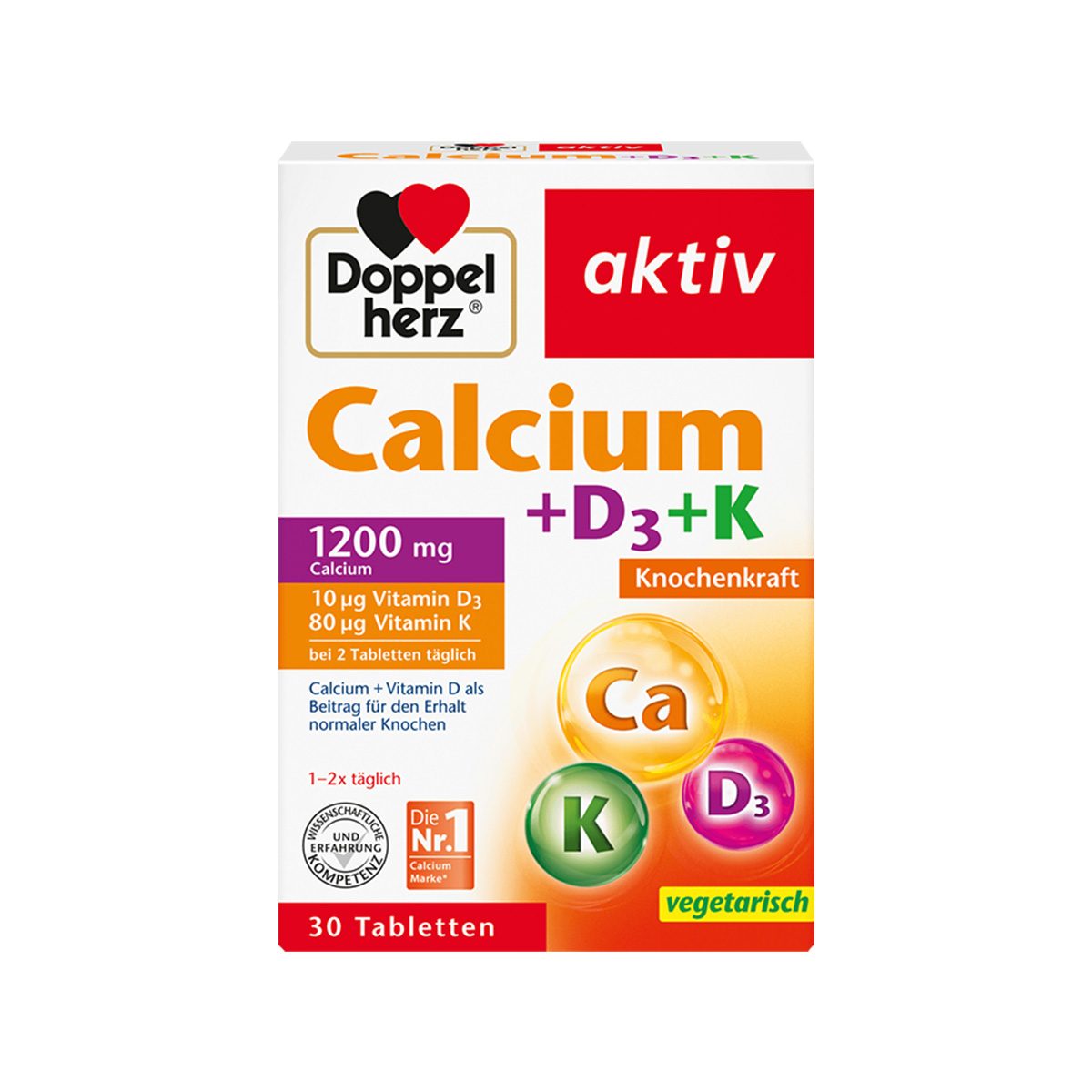 Doppelherz – Calcium + D3 + K