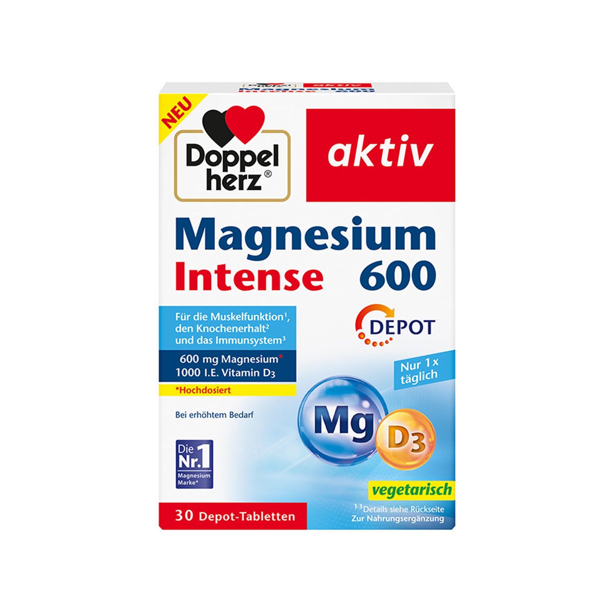 Doppelherz – Magnesium 600 Intense
