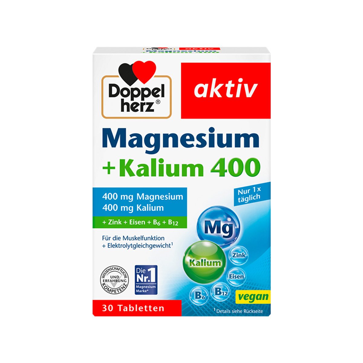Doppelherz – Magnesium + Kalium 400