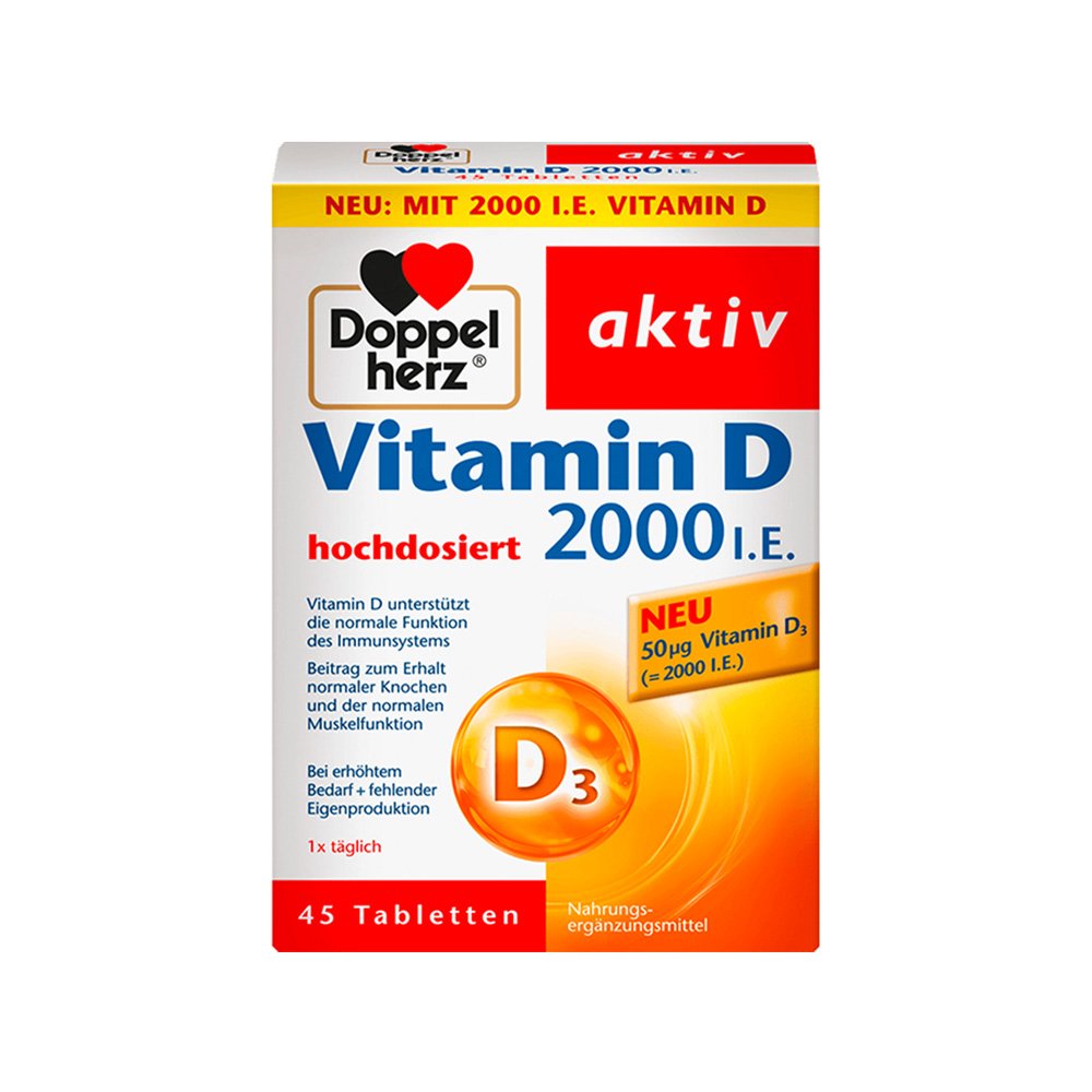 Doppelherz – Vitamin D3 2000 I.E