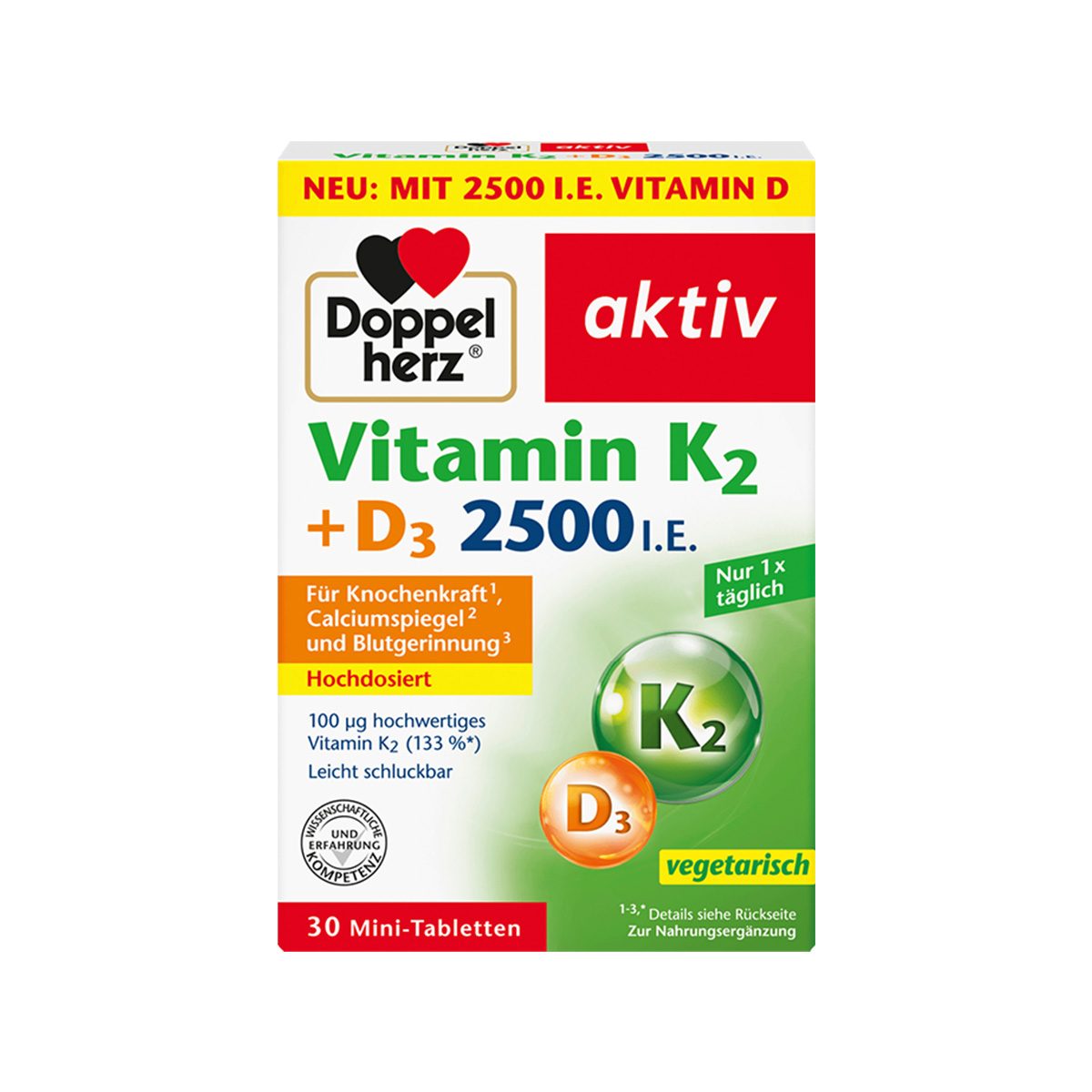Doppelherz – Vitamin K2 + D3 2500 IE