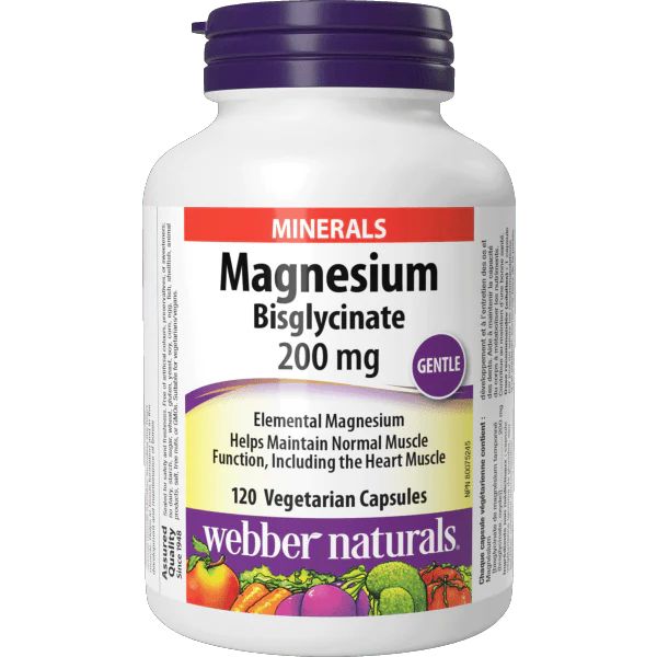 Webber Naturals - Magnesium Bisglycinate 200 mg