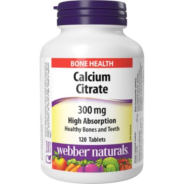 Webber Naturals - Calcium Citrate 300mg