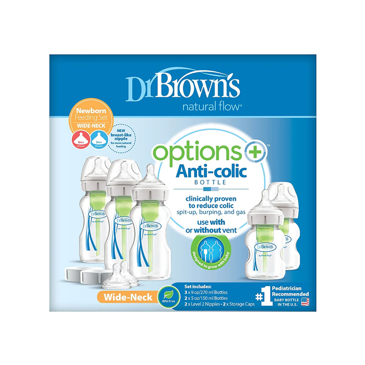 Dr. Brown’s – Newborn Feeding Set