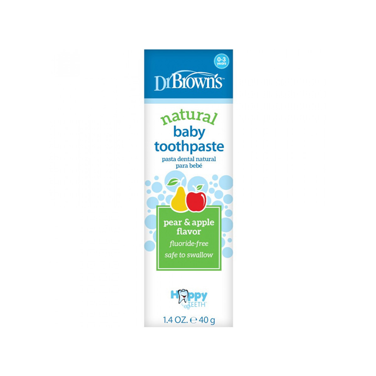 Dr. Brown’s – Baby Toothpaste Fluoride-Free (0-3 vjeç)