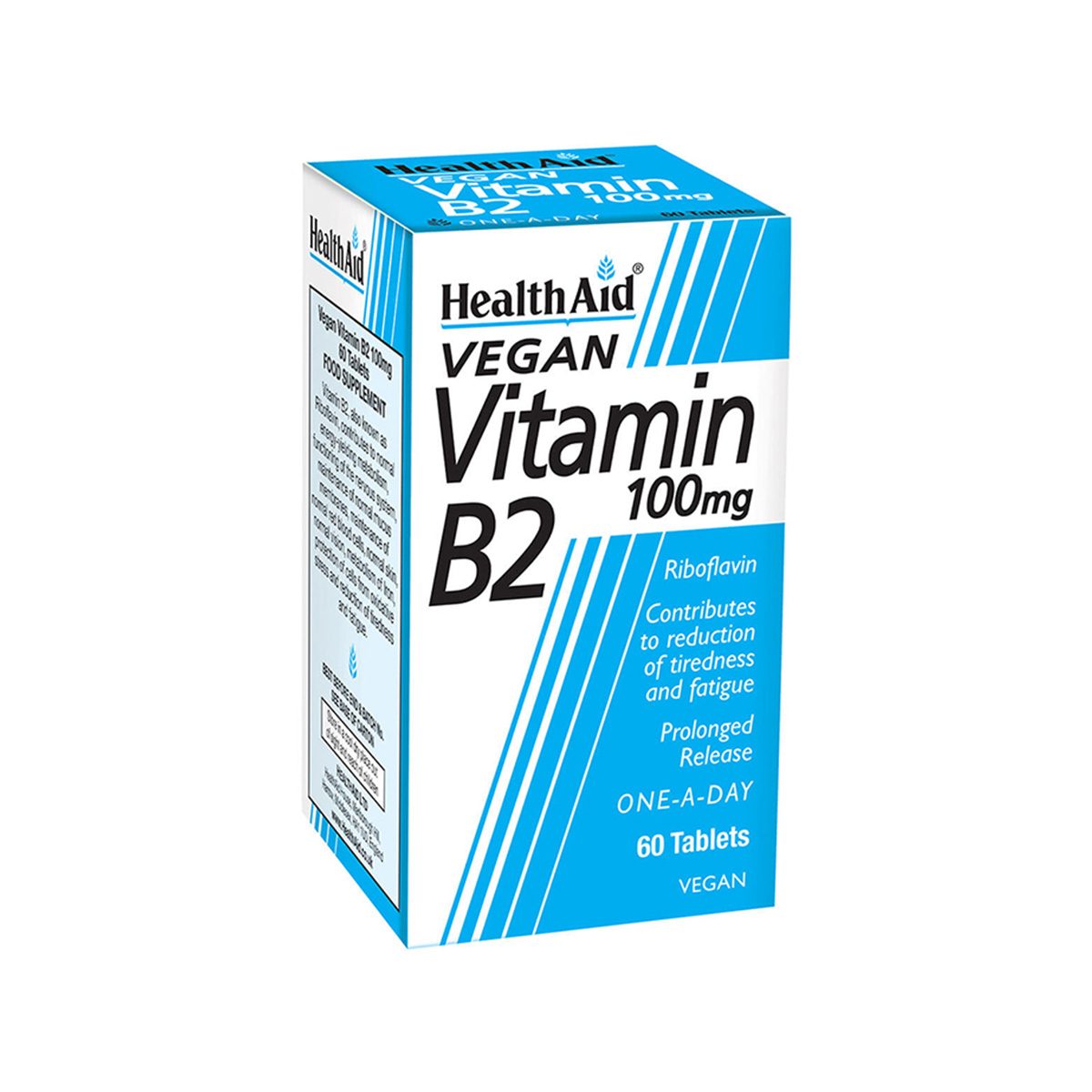 Health Aid – Vitamin B2 (Riboflavin) 100mg