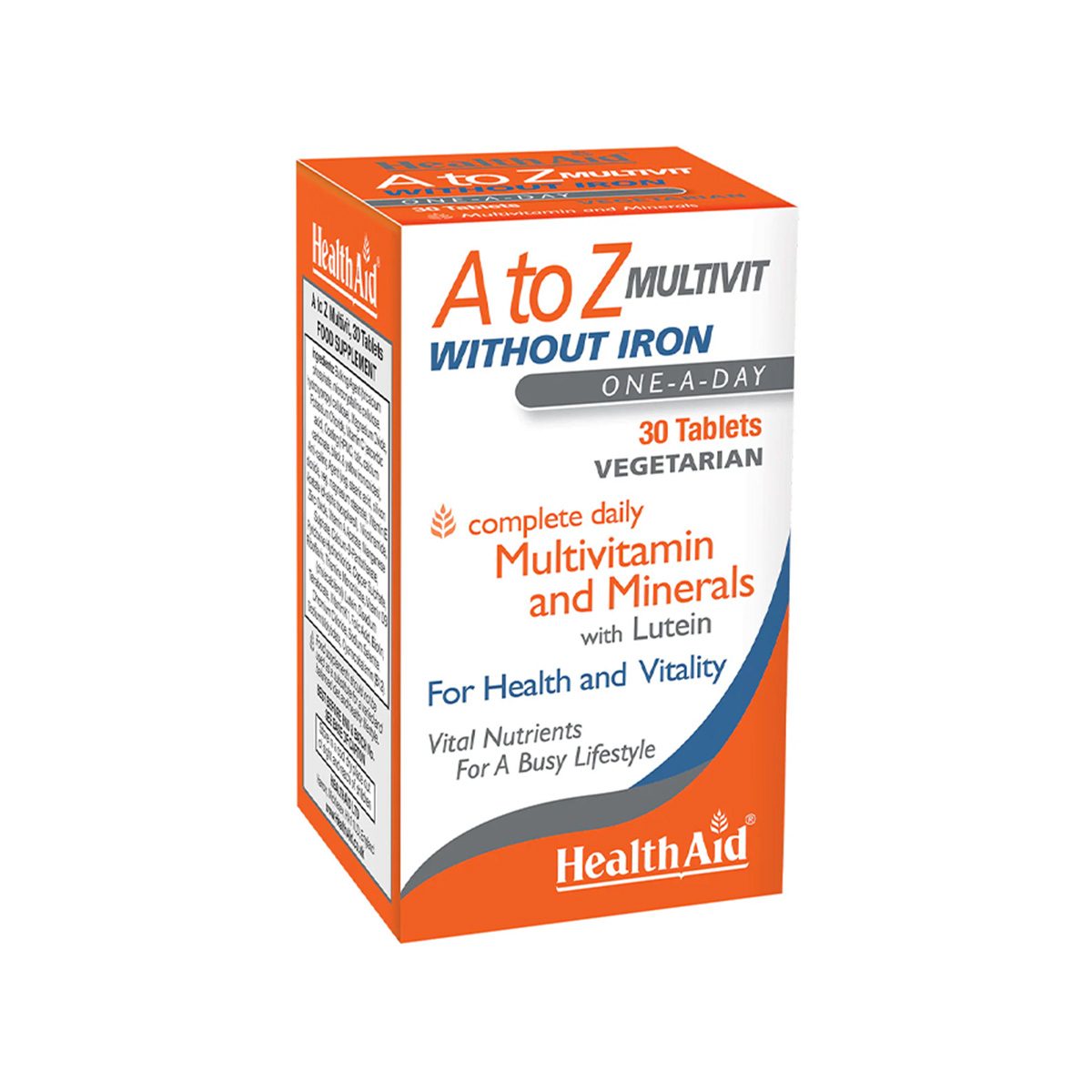 Health Aid – A to Z Multivit without Iron