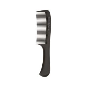 Janeke - Professional Handle Comb, Black Color, 22Cm