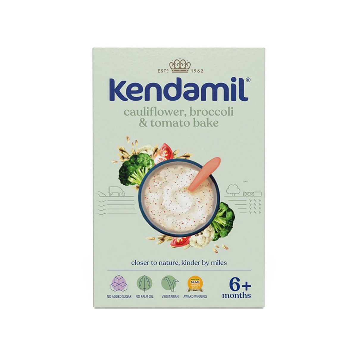 Kendamil – Cauliflower, Broccoli & Tomato Bake (6m+)