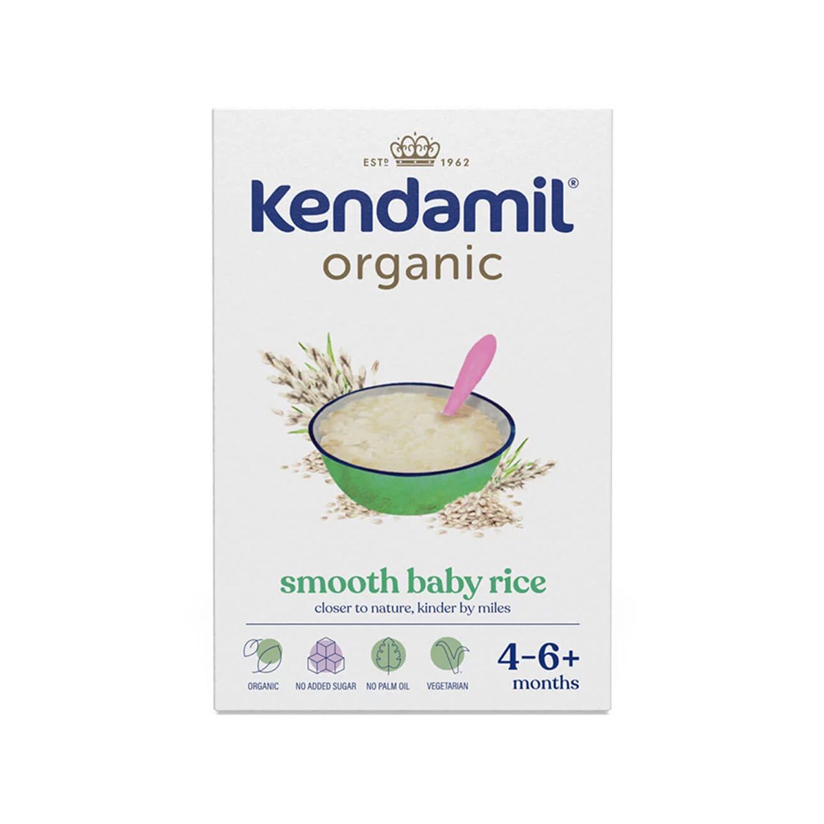 Kendamil – Organic Smooth Baby Rice (4m+)