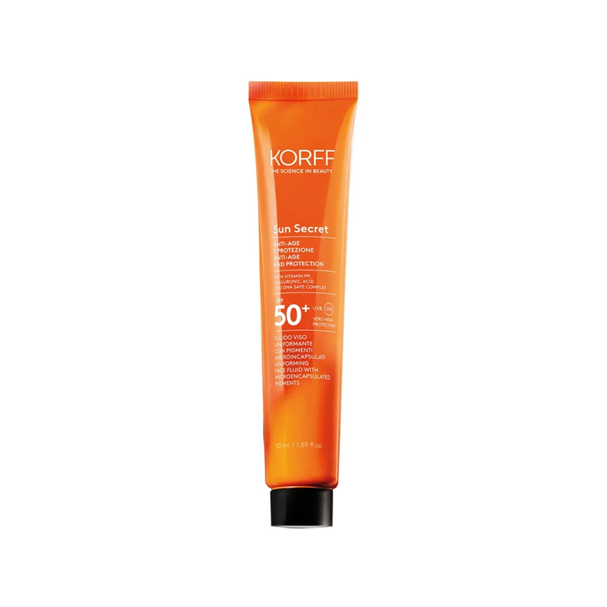 Korff – Sun Secret Uniforming Face Fluid (SPF 50+)