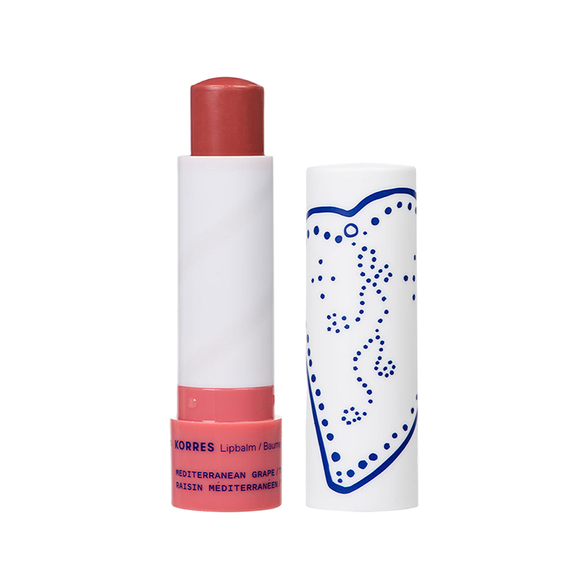 Korres – Lip Balm Grape Tinted