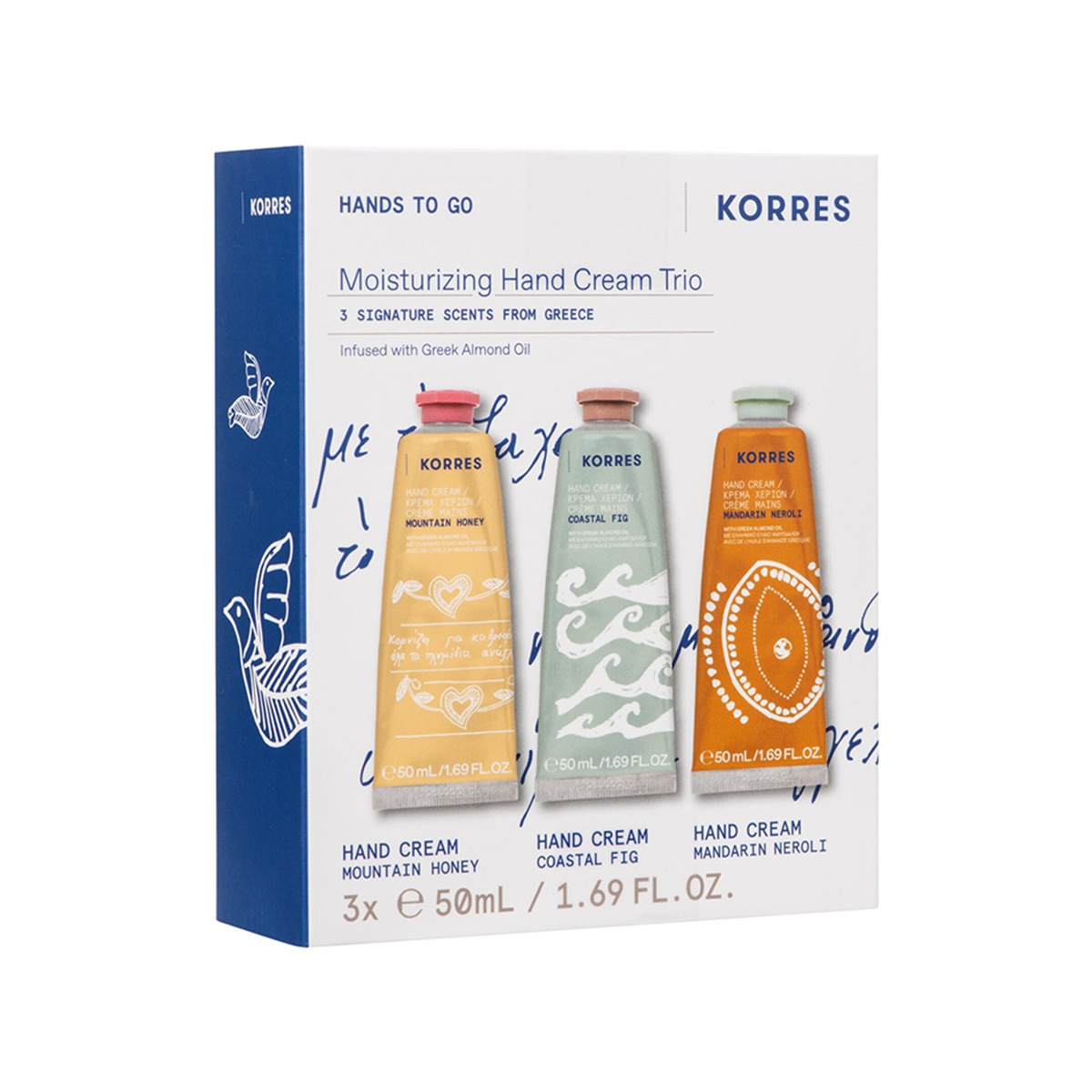 Korres – Moisturising Hand Cream Trio Set