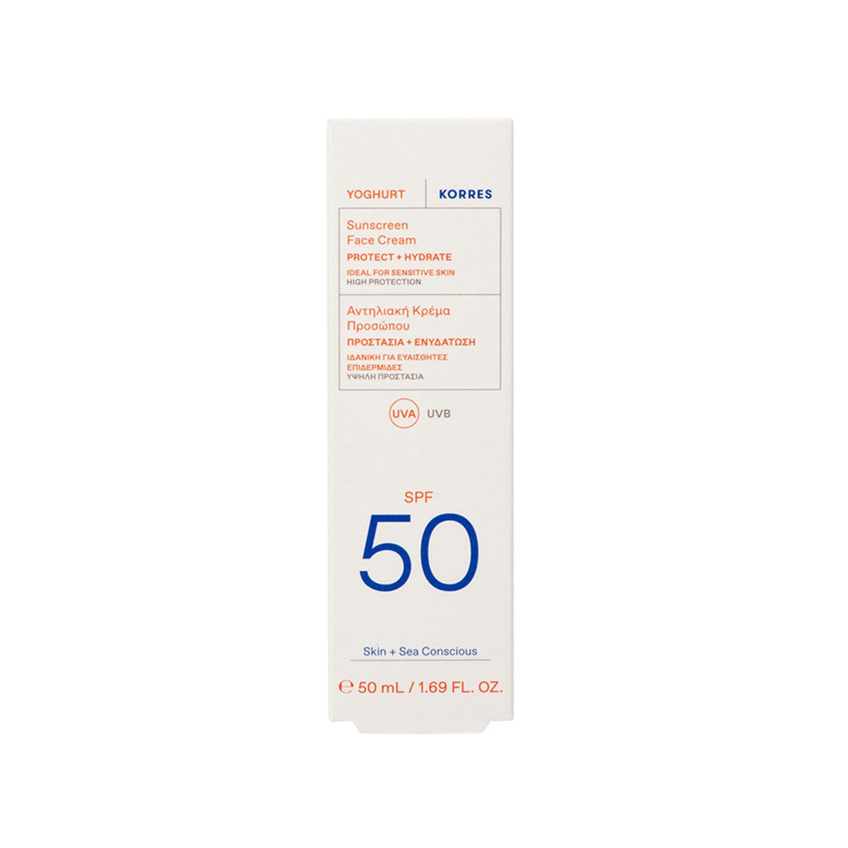 Korres – Yoghurt Face Sunscreen Cream ( SPF 50+)