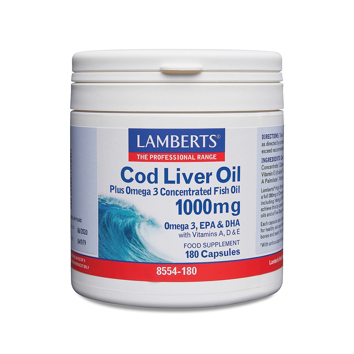 Lamberts – Cod Liver Oil 1000mg
