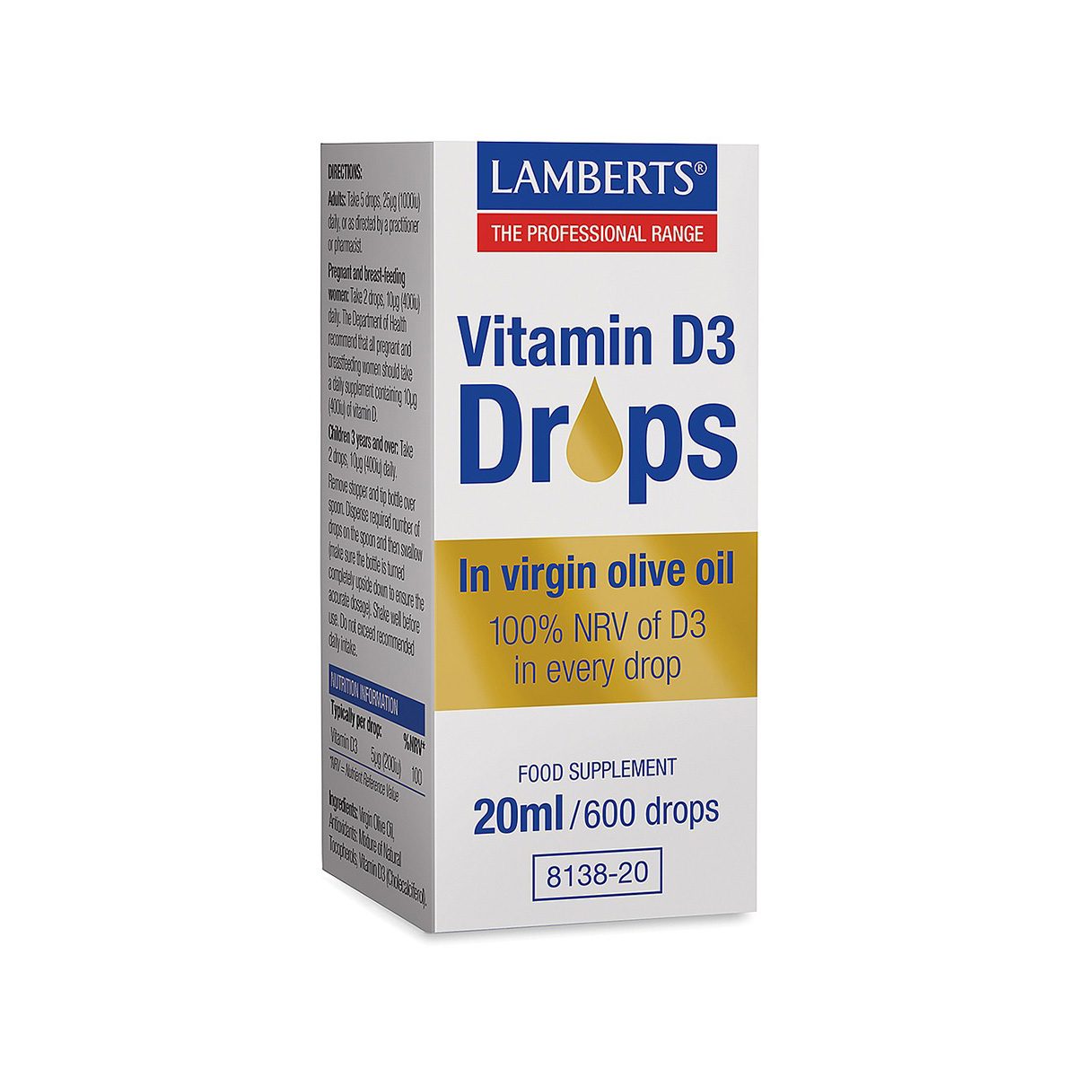 Lamberts – Vitamin D3 Drops