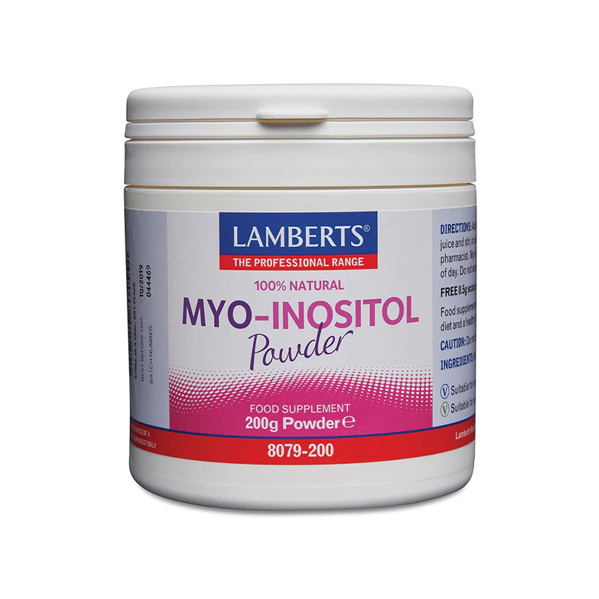Lamberts – Myo-Inositol Powder