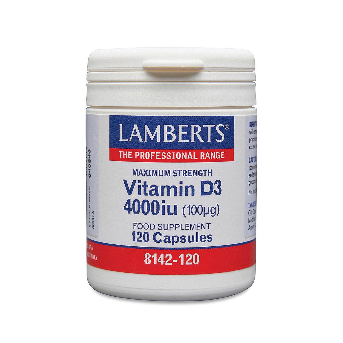 Lamberts – Vitamin D3 4000IU
