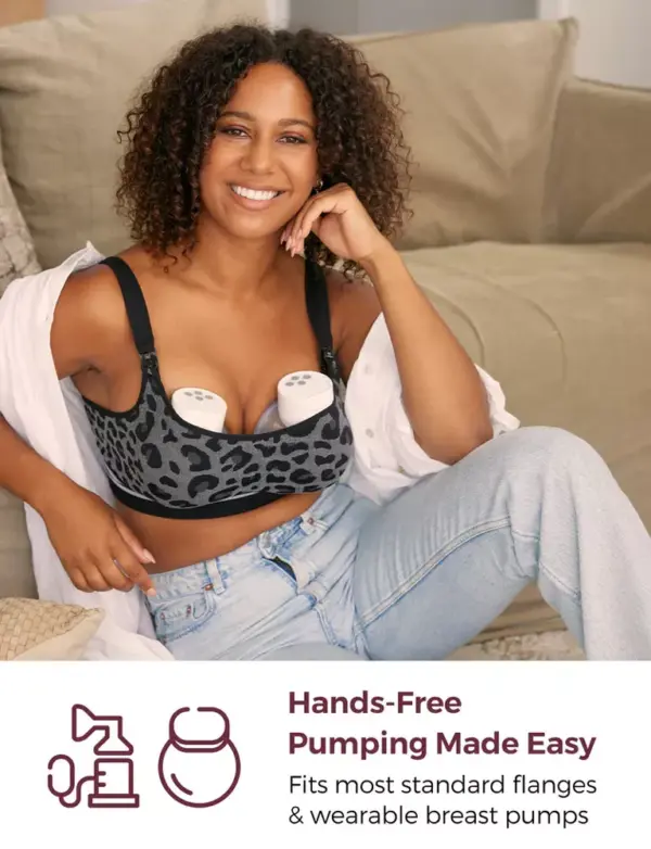Momcozy – YN12 4-in-1 Hands-Free Pumping Bra