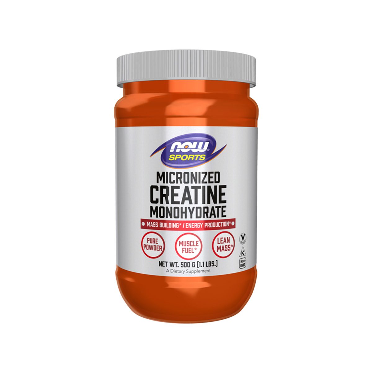 now-creatine-monohydrate-500g.jpg Now – Creatine Monohydrate Micronized Powder