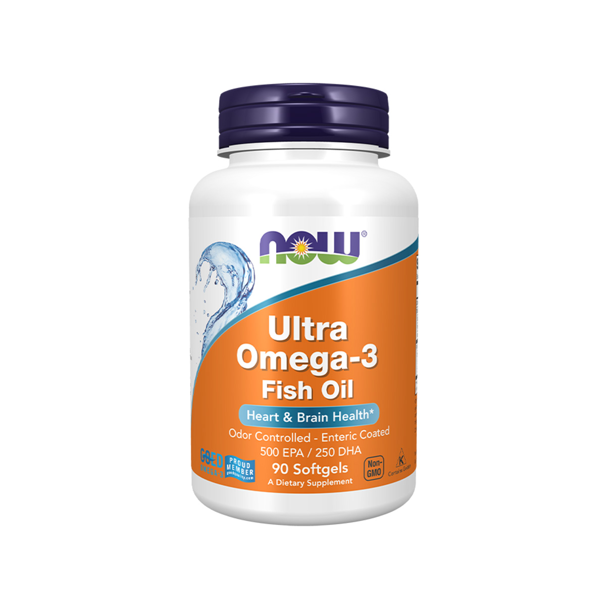 Now – Ultra Omega-3 Fish Oil (Bovine Gelatin) Softgels