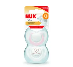 NUK Biberon Rrens Latex STAR *2PCS